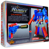 Blue - Red Hornets Die Cast Deformation Character Super Hero Robot Toy Alloy Gun, Action Figure Deform in Robot and Gun, Best Gift for Boys Birthday