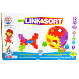 2 in 1 Link and Sort, Babies Gift Item, Ratna's, Sorting Pre School Toy, 9+ Months Baby, Grasping, Creativity, Shape Sorter