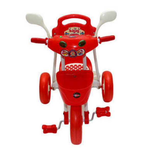 Bajaj Baby Tricycle for Kids with Front and Back Basket Amazing Quali The Fun Basket