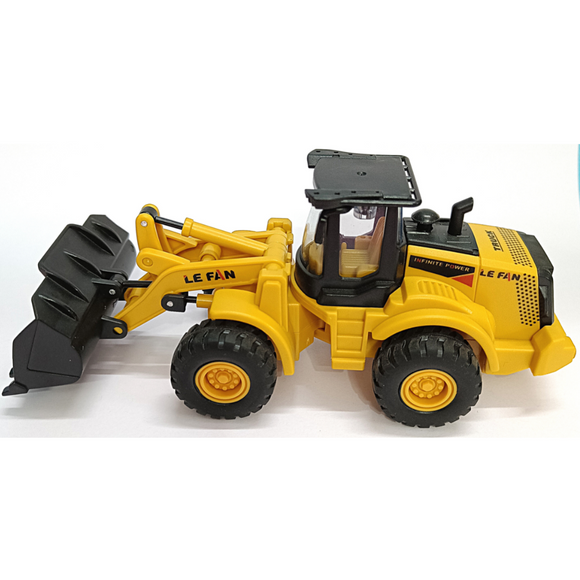 Black - Yellow Construction Loader Truck Vehicles for Kids Pretend Trucks Play Set Building Vehicles Engineering Toys for 3 to 14 Years Toddlers