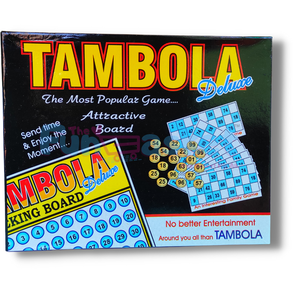 Tambola Deluxe, Number Game, Housie Family Game Bingo, Board Game, Complete Family Entertainment Game, Party and Fun Game Amazing Quality Kitty Game