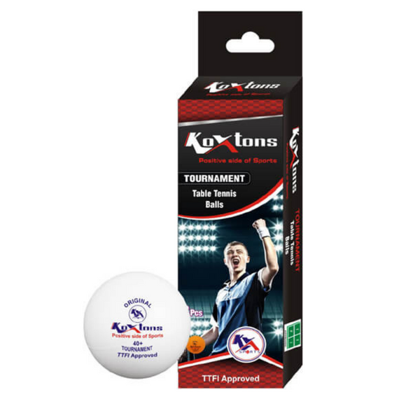 Koxtons Table Tennis Ball - Tournament, TTFI Approved