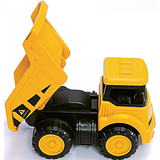 Yellow Construction Dump Truck Vehicles for Kids Pretend Trucks Play Set Building Vehicles Engineering Toys for 3+ Years Toddlers