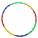 Adjustable HUla Hoop Ring - 8 Colorful Rings Amazing Quality