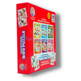 Ratna's Educational Birds Jigsaw Puzzle, 4 in 1, Learn Shapes, Color