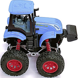 Multicolor Farmer Stunt Car Tractor Vehicles for Kids Pretend Trucks Play Set Building Vehicles Engineering Toys for 3+ Years