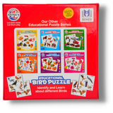 Ratna's Educational Birds Jigsaw Puzzle, 4 in 1, Learn Shapes, Color