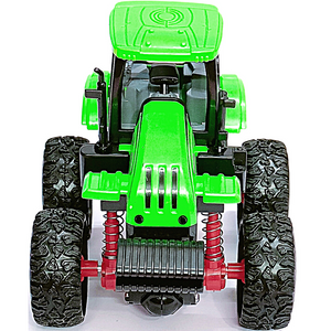 Multicolor Farmer Stunt Car Tractor Vehicles for Kids Pretend Trucks Play Set Building Vehicles Engineering Toys for 3+ Years