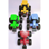 Multicolor Farmer Stunt Car Tractor Vehicles for Kids Pretend Trucks Play Set Building Vehicles Engineering Toys for 3+ Years