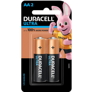 Duracell Ultra AA2 1.5V Alkaline Battries
