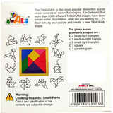 Wooden Tangram Puzzle Game of Shapes - 1 Unit