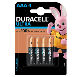 Duracell Ultra AAA4 1.5V Alkaline Battries Pack of 6