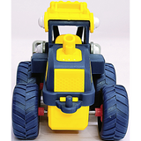 Yellow - Blue Pastel Shade Soft Road Roller Truck Construction Vehicles for Kids Pretend Trucks Play Set Building Vehicles Engineering Toys for 3+ Years