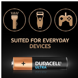 Duracell Ultra AAA2 1.5V Alkaline Battries Pack of 2