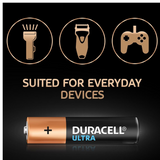 Duracell Ultra AAA4 1.5V Alkaline Battries Pack of 6