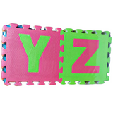 Colorful Alphabet EVA puzzle mat with A and B letters for kids