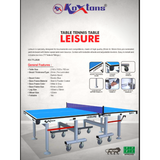 Koxtons Table Tennis Table - Leisure, TTFI Approved, Foldable & Easy to Install