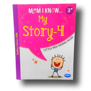 Little Red Riding Hood Story Book - Mom I Know My Story-4 for 3+ Yrs Kids Toddlers Kindergarten Children's Book - English