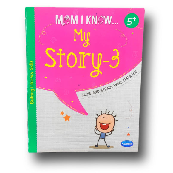 Slow And Steady Wins The Race Story Book - Mom I Know My Story-3 for 5+ Yrs Kids Toddlers Kindergarten Children's Book - English