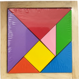 Wooden Tangram Puzzle Game of Shapes - 1 Unit
