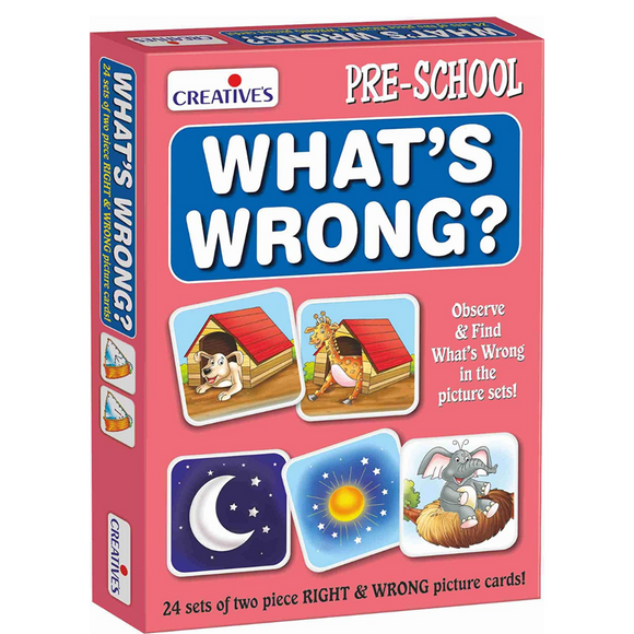 Pre School Whats wrong? Board Game