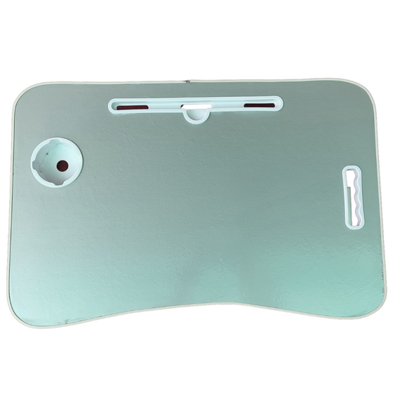 Laptop Bed Table, Foldable, Cup Slot, Grip Slot, Tablet Slot for Charger, Portable, Amazing Quality