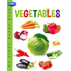 Navneet My First Board Book Vegetables, English, Hard Board Book, Big Pictures